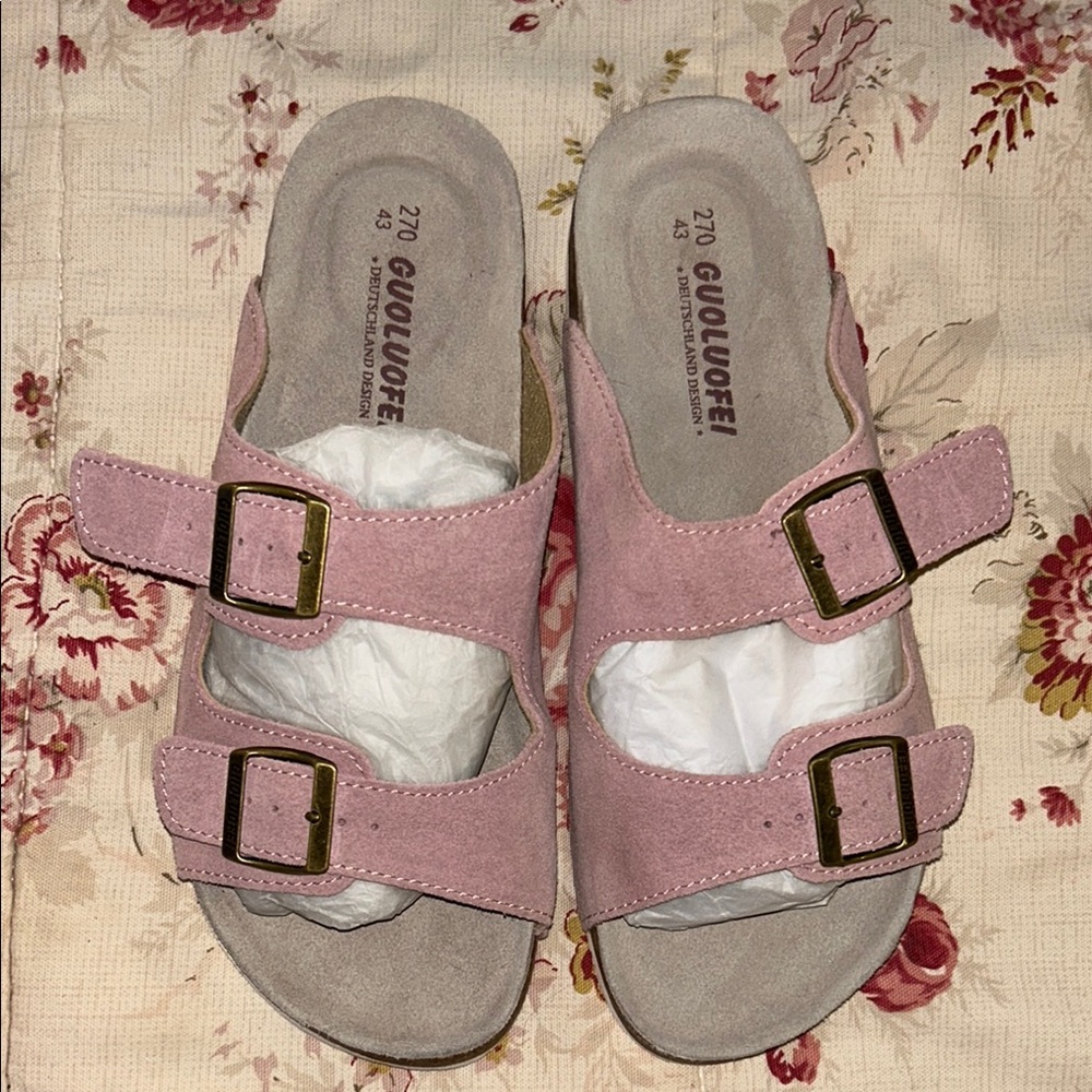 Guoluofei Pink Women's Sandals